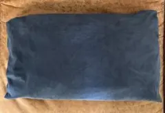 【無印良品】あたたかファイバーベロア敷ふとんシーツ ダークブルー／シングルサイズ