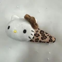 ハローキティ ヘアピン ヒョウ柄