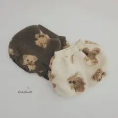 ウィンターベアボアブルマ　bellabambina 冬 ベビーブルマ 厚手 暖か