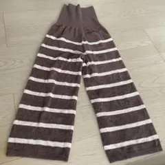 ジェラートピケ　腹巻き付きロングパンツ