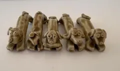 犬の箸置き　カトラリー　陶器