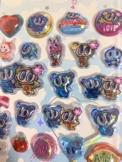 【正規品】うるちゅるポップシール　エンジェルブルー　ナカムラくん　正規品