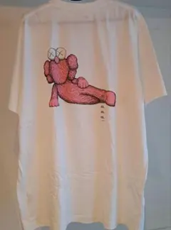 【未使用】UNIQLO KAWS Tシャツ ※XXL　カウズ　ユニクロ　白