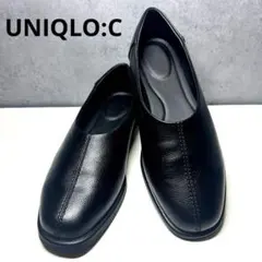 ユニクロC　スクエアフラットシューズ　 ブラック23.0cm UNIQLO:C