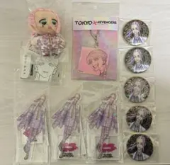 東リべ 原画展 三途春千夜 アクスタ 缶バッジ