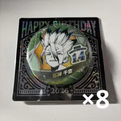 Dr.STONE 石神千空 バースデイ缶バッジ 8個セット