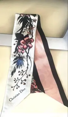Christian Dior 花柄バンドースカーフ