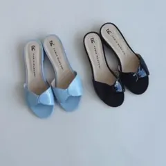 EDIT.FOR LULU ribbon flat sandal blue 38のサムネイル