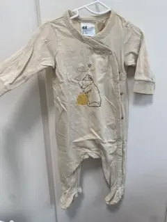 H&M プーさんロンパース 62-68cm ベージュ