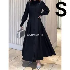 リエンダ ビスチェコンビフレアラインワンピース ブラック S