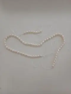 淡水パール 一連+α　ハンドメイド素材 アクセサリー