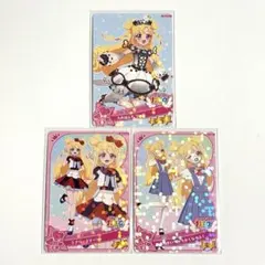 おねがいアイプリ 3弾 いのり たれぱんだ コーデ 他2枚 星3 星2まとめ売り