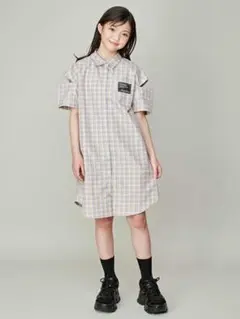 Sister Jenni 半袖チェックシャツ　サイズ140cmのサムネイル