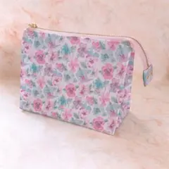 特別価格‼︎テントポーチL　シンクオブミー　ピンクスカイ　リバティラミネート使用