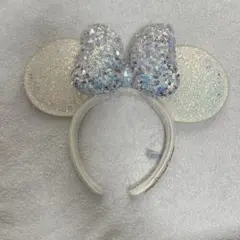 ディズニー シー ミニー カチューシャ 20周年 ホワイト