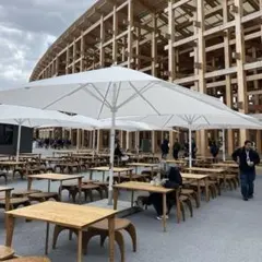 EXPO 2025 大阪・関西万博 机 ヒノキ檜 ダイニングテーブル デスク