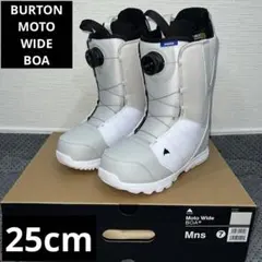 １回使用 25cm BURTON MOTO WIDE BOAホワイト ブーツのサムネイル