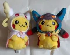 ピカチュウ ぬいぐるみ ポンチョ　2体セット 2026年最新】ピカチュウ ぬいぐるみ ポンチョの人気アイテム - メルカリ