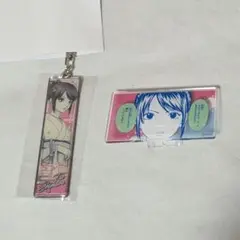 銀魂展　志村妙　2点セット　メタルキーホルダー　アクリルスタンドバッジ