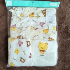 フライス新生児肌着5点セット（くまのプーさん）