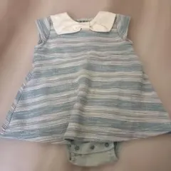 ブランシェス　襟付きロンパース 80