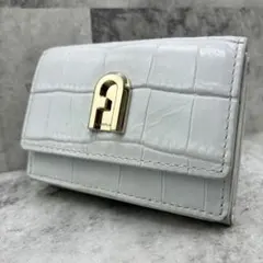 ✨美品✨フルラ　1927 トライフォールドウォレット　三つ折り財布　アーチロゴ