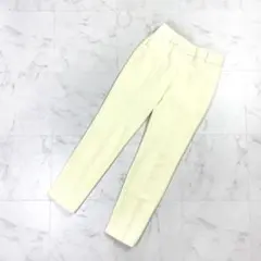 美品 PLST スティックパンツ スラックス 黄色 サイズM*ND472