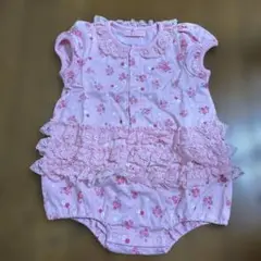 《お値下げ》メゾピアノ花柄ロンパース 80cm