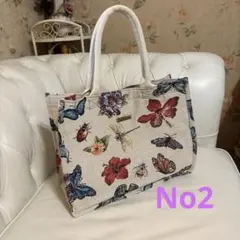 ハンドメイド 蝶と花のトートバッグ 藤井風
