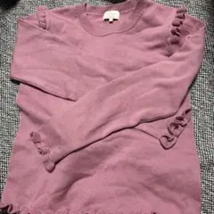 kate spade フリルデザイン ニットセーター 160