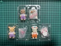シルバニアファミリー 赤ちゃんスイーツシリーズ マシュマロネズミ シカ ラッコ
