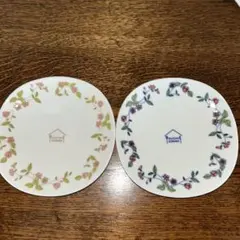 OUCHI GOHAN プレート 2枚セット 花柄