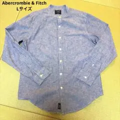 Abercrombie & Fitch ボタンダウン 長袖シャツ Lサイズ