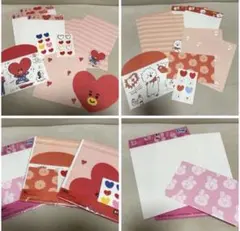 BTS 【bt21】レターセット TATA RJ COOKY まとめ売り セット