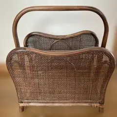 ラタン マガジンラック