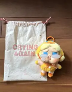POP MART crybaby CRYINGAGAIN ぬいぐるみ マスコット