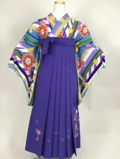 振袖 フルセット 森英恵 正絹 成人式 パープル 正絹・振袖レンタル【姉妹・友人向け】140151 モリハナエ 森英恵