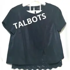 TALBOTS　レースブラウス　ネイビーのサムネイル