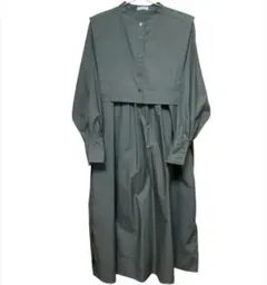 ITEMS URBANRESEARCH ロングワンピース　グリーン
