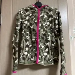 UNIQLO／ユニクロ　フリース　フルジップパーカー　迷彩柄