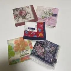 ★新品未使用★ブランド ハンカチ 5枚セット（MARIO VALENTINO他）