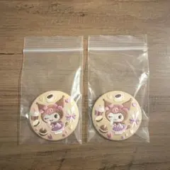 【新品】サンリオキャラクターズ 刺繍缶バッジビスケット3