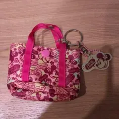 ミニーマウス　ミニバッグマスコットチャーム