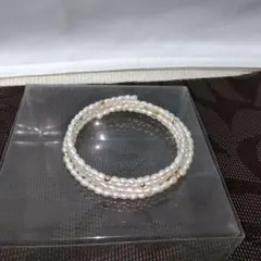 人工パール ゴールドビーズ　バングル/ブレスレット/アンクレット