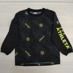 ATHLETA 長袖ピステ 140サイズ ブラック/イエロー