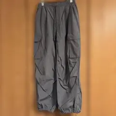 GU パラシュートカーゴパンツ グレー M