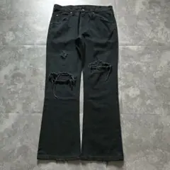 【archive】ブラックフレアデニム vkei 平成 お兄系 y2k swag archive】ブラックフレアデニム vkei 平成 お兄系 y2k swag - メルカリ