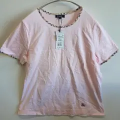 BURBERRY 半袖Tシャツ S ピンク チェック柄 新品　y06のサムネイル