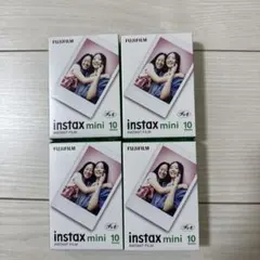 FUJIFILM instax mini フィルム 10枚入り 【4箱セット】