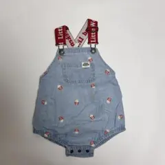 デニムサロペット 80